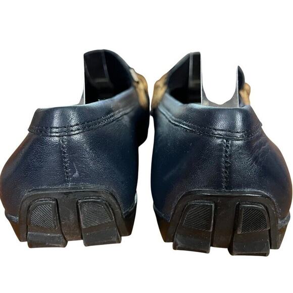 Enzo Angiolini Helene Womens Navy Square Toe Preppy Acedemia Flats Shoes 7 - Picture 11 of 16